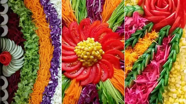 ایده‌های جذاب برای تزیین سالاد کاهو ساده + عکس
