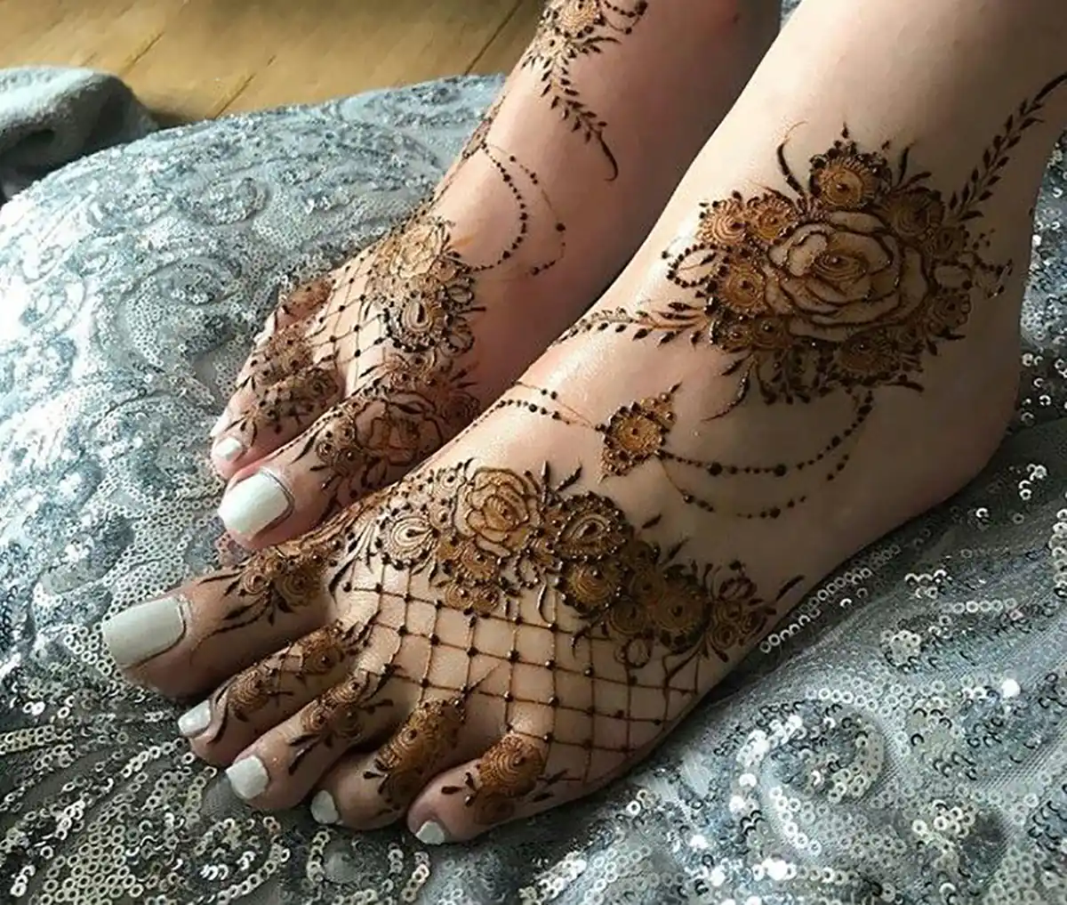 نقش حنا ساده