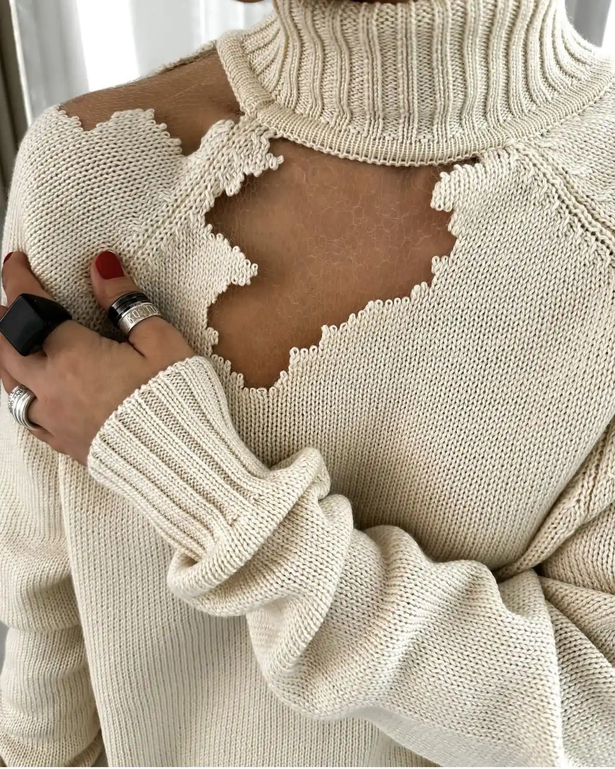 مدل ژاکت بافتنی زنانه جلو باز