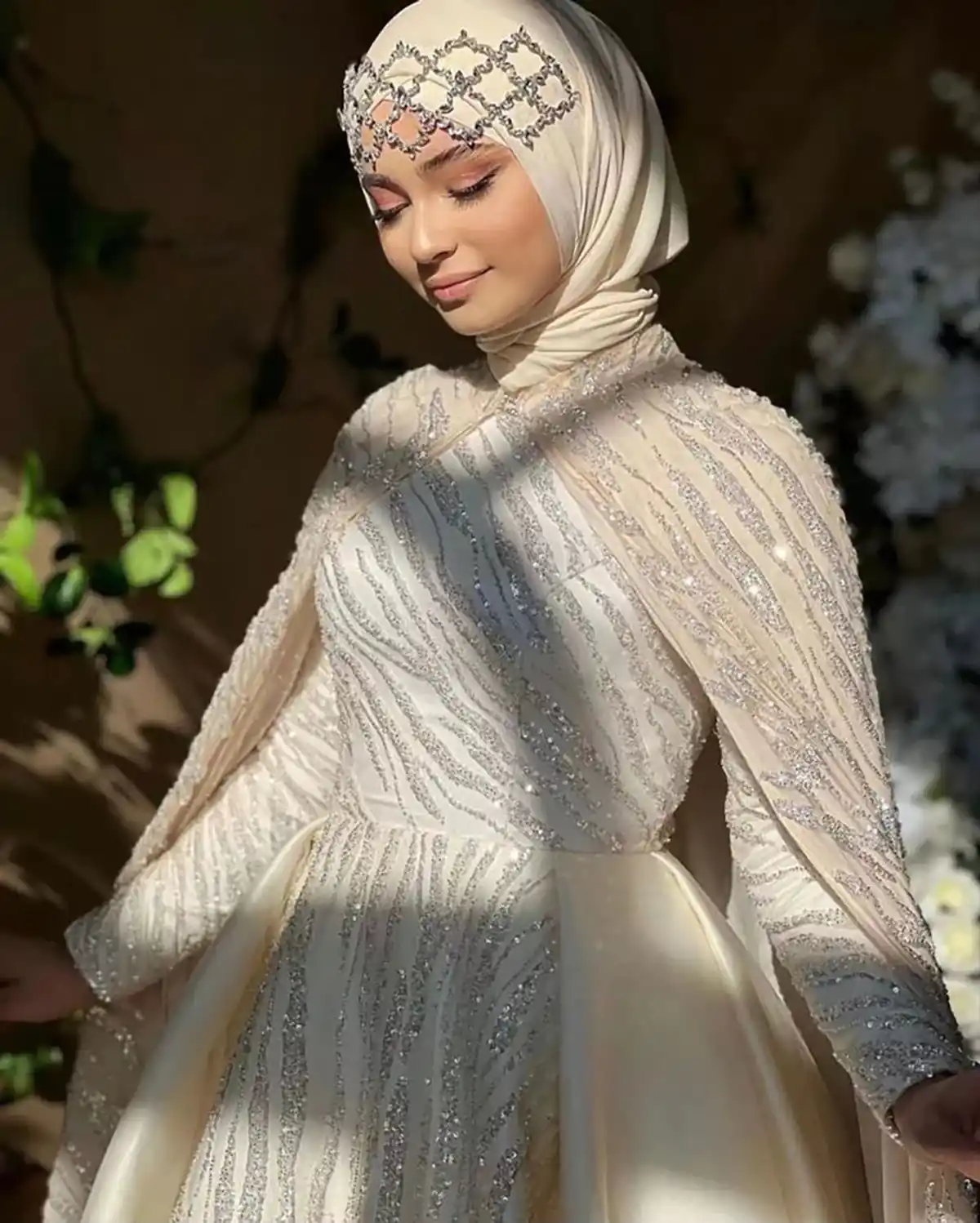آرایش عروس با حجاب