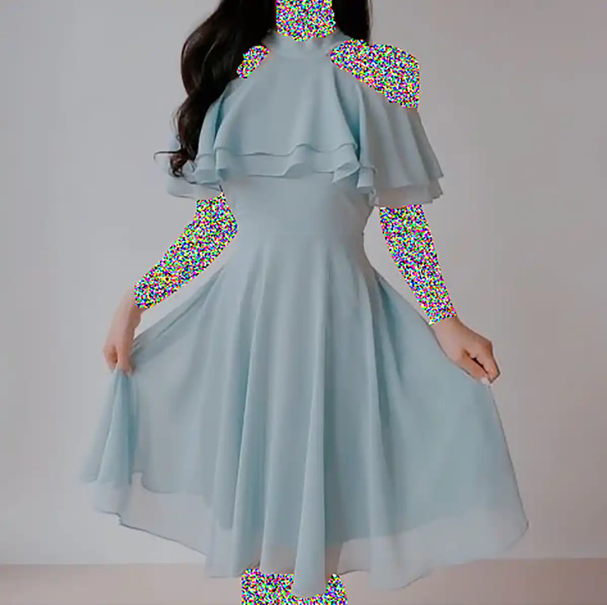 پیراهن عروسکی کوتاه