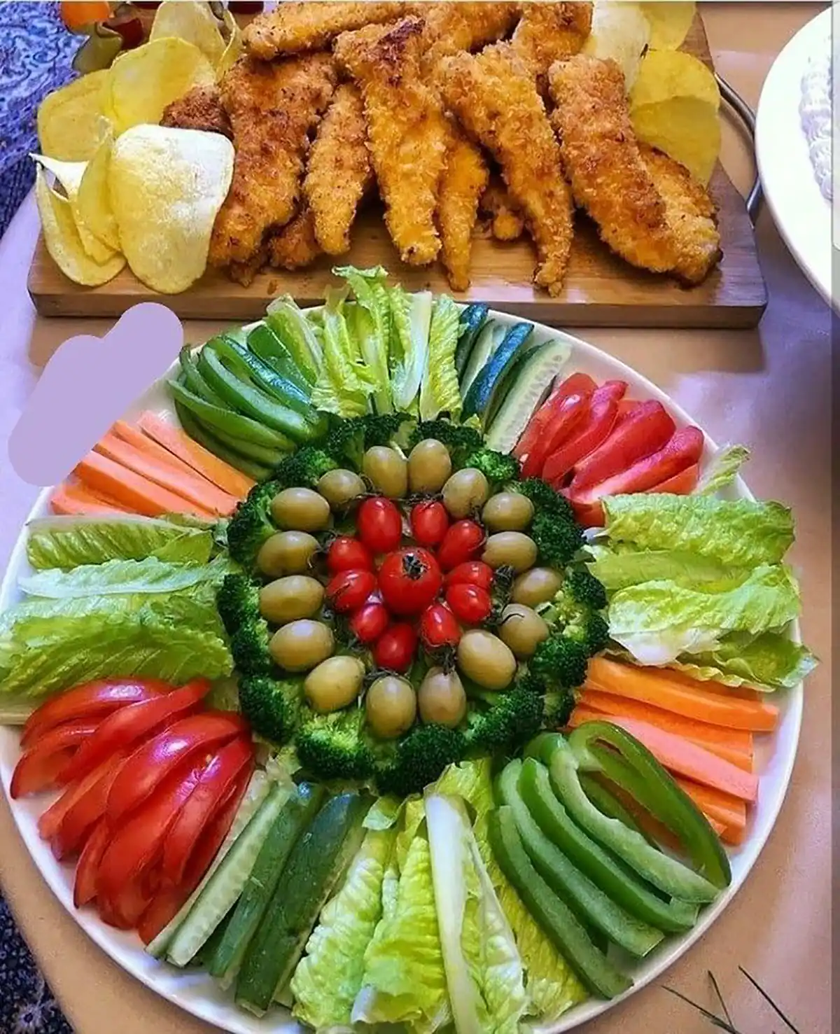 ایده تزیین سالاد