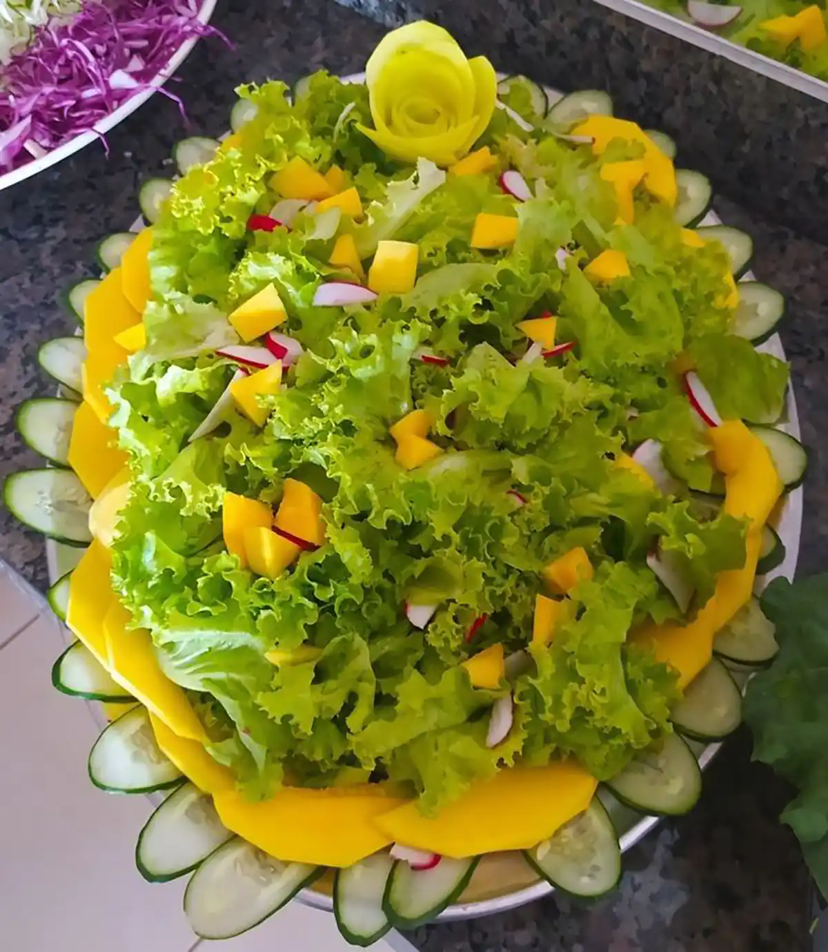 ایده تزیین سالاد