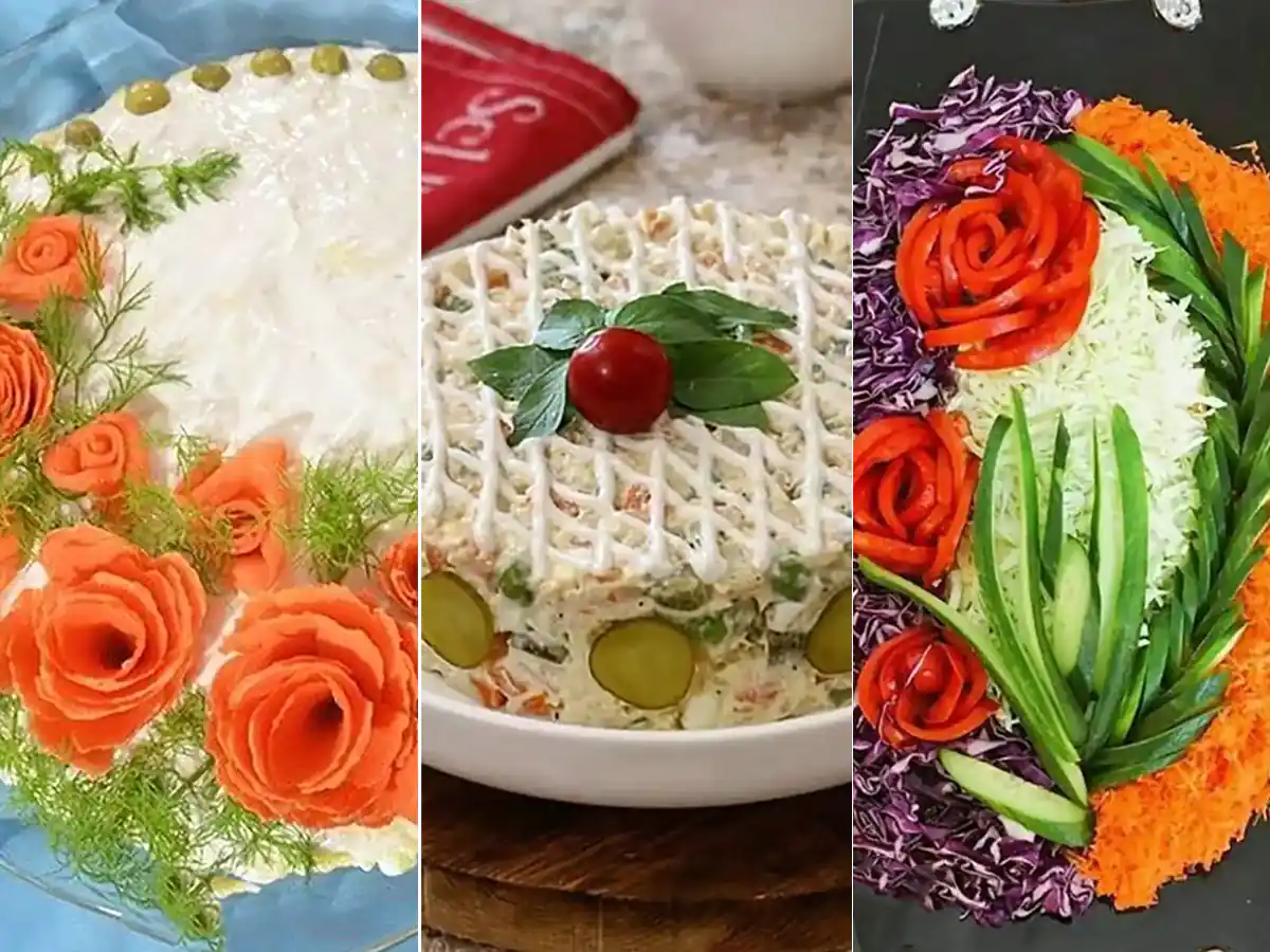 ایده تزیین سالاد