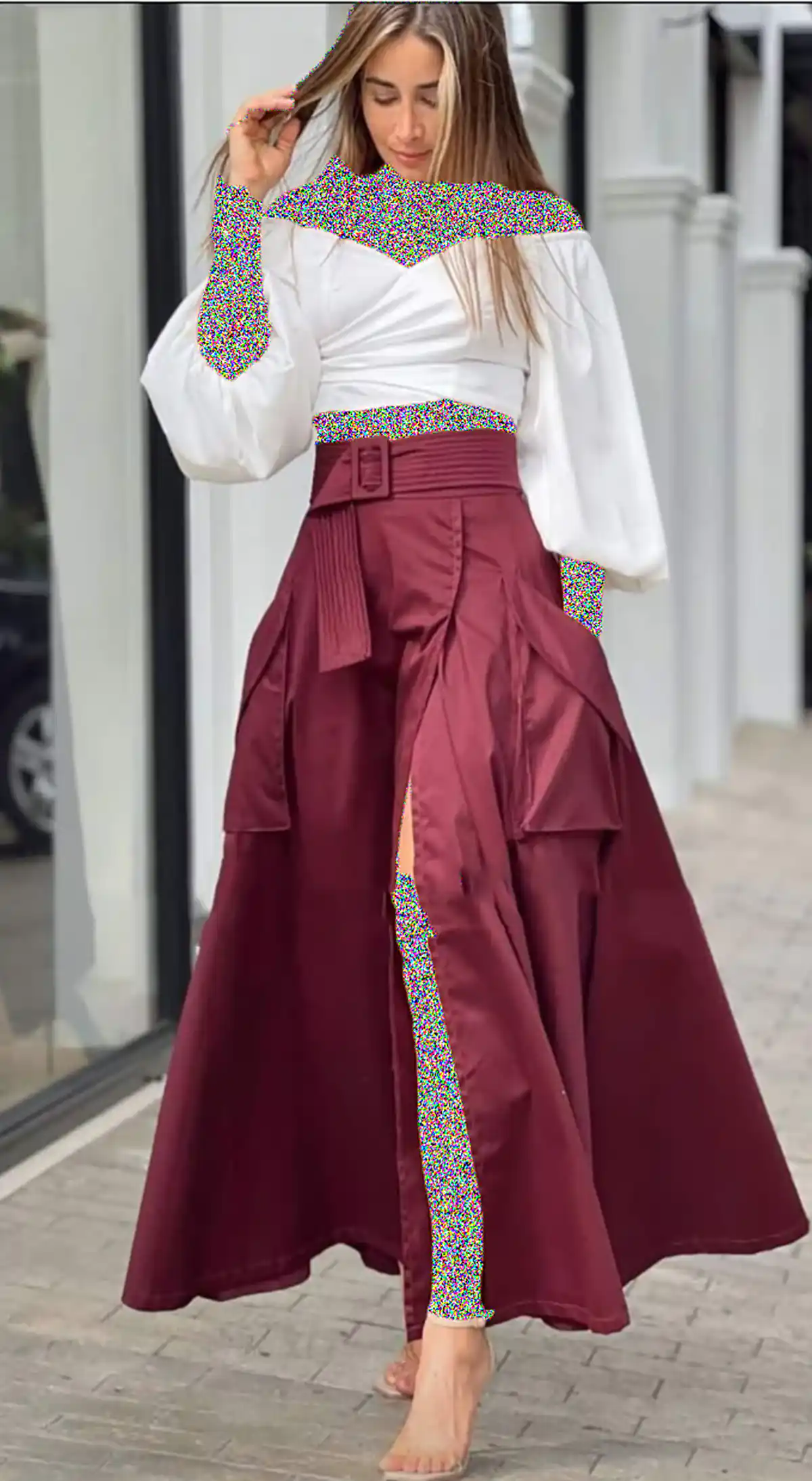 دامن راسته به انگلیسی