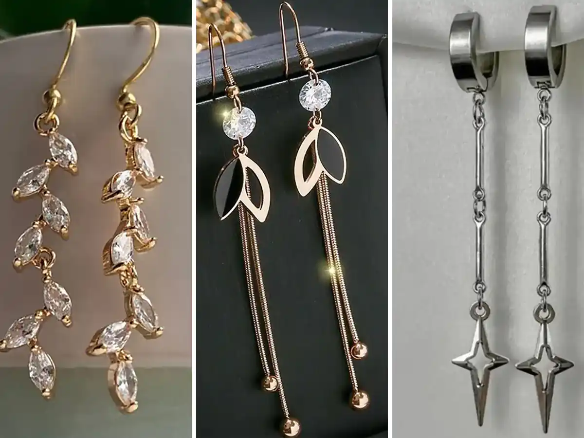 گوشواره اویز طلای لاکچری گوشواره آویز طلا لیست قیمت گوشواره طلا گوشواره طلا جدید گوشواره آویز بلند گوشواره طلا اسپرت گوشواره طلا بچه گانه