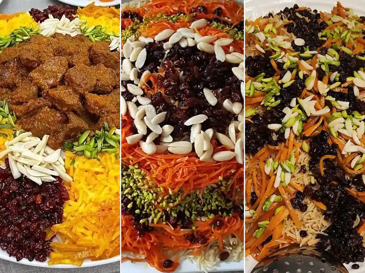 تزیین مجلسی برنج
