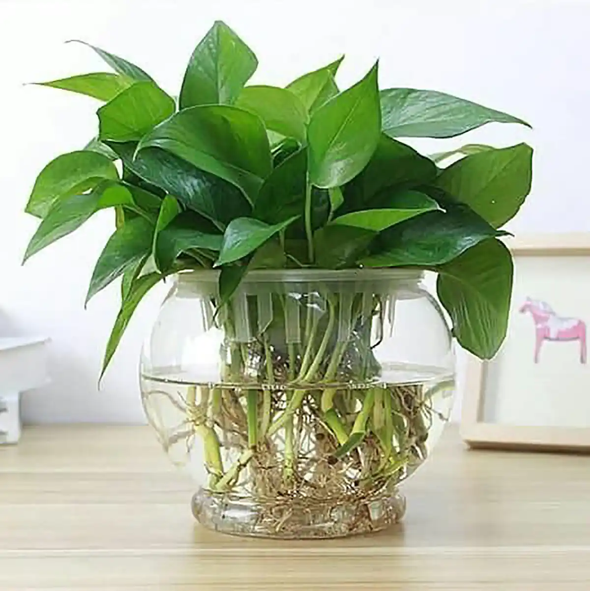 گلدان رومیزی شیشه ای