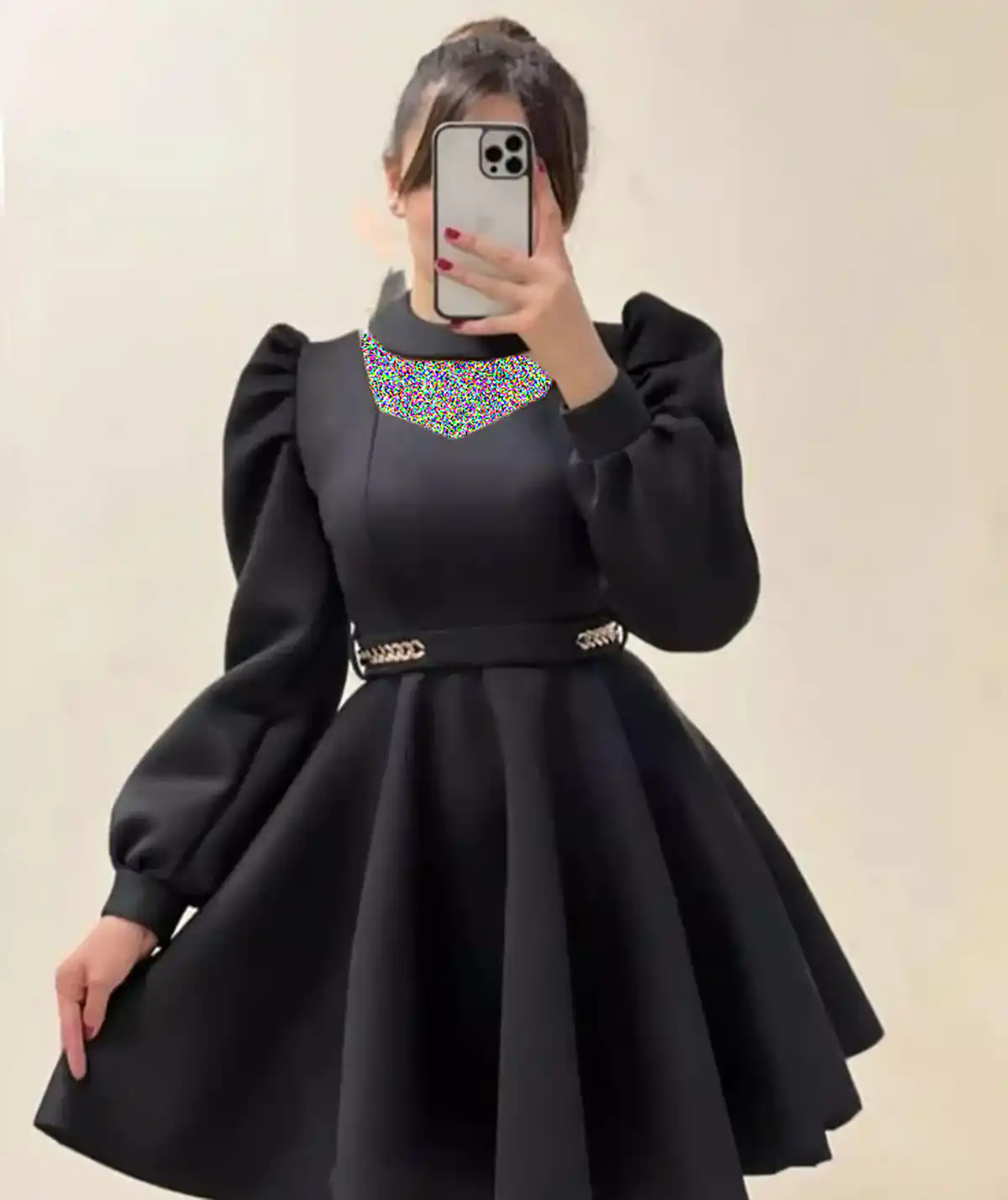 لباس مجلسی عروسکی کوتاه
