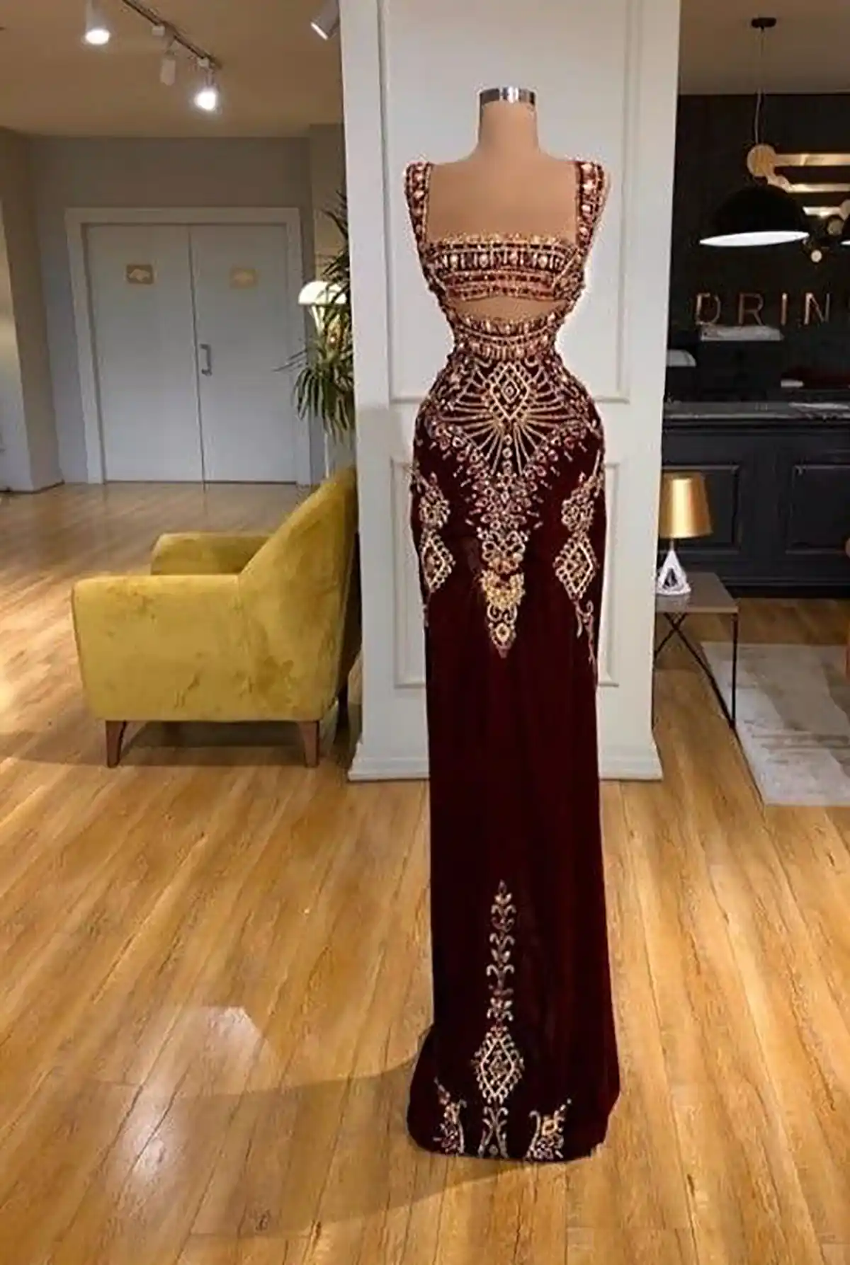 مدل لباس مجلسی ساده و شیک زنانه بلند