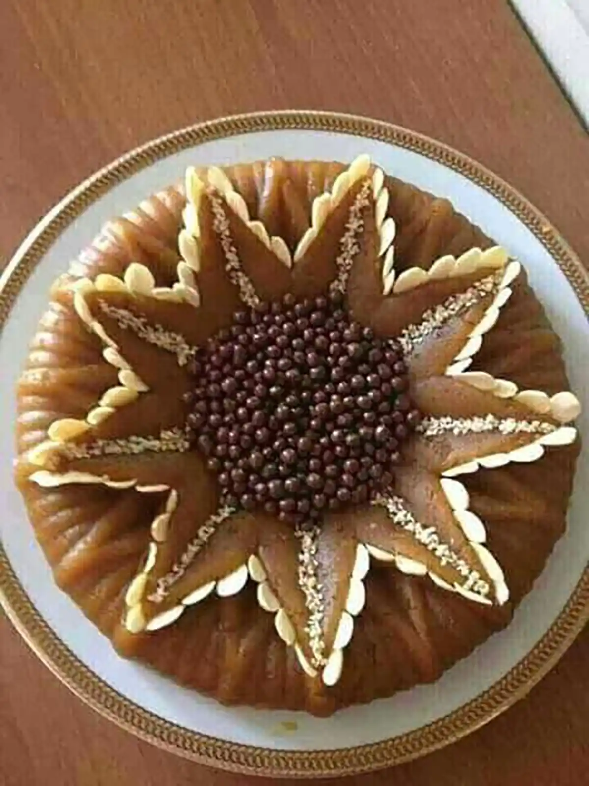 تزیین حلوا ساده 