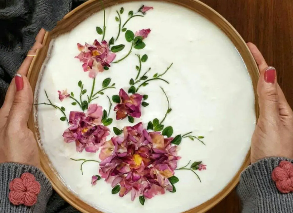 دیزاین ماست مجلسی تزیین ماست برای مهمانی تزیین ماست ساده دیزاین ماست مجلسی تزیین ماست خیار با نعناع و گل سرخ تزیین ماست و خیار ساده و شیک تزیین ماست با نعناع