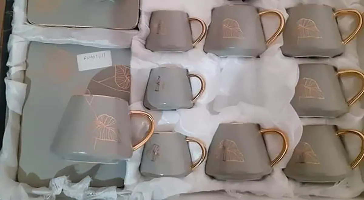 ست فنجون چای لاکچری فنجان چای خوری کریستال استکان چای خوری شیک استکان چای مجلسی لیوان چای خوری جدید لیوان چای خوری پاشاباغچه استکان چای قدیمی
