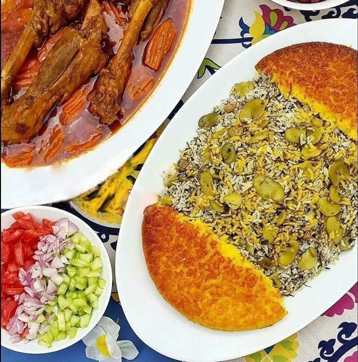 دیزاین برنج ایرانی مجالس شابلون تزیین برنج تزیین برنج مجلسی تزیین برنج ساده و زیبا تزیین برنج در دیس بیضی تزیین برنج و مرغ تزیین برنج بدون قالب