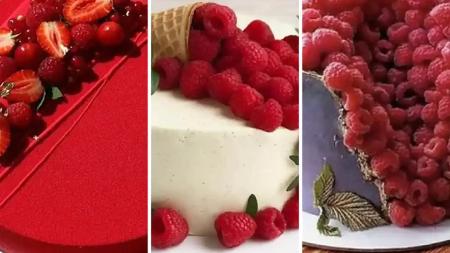کیک تولد میوه‌ای خوشمزه با تزیین خاص برای سورپرایز متفاوت و سالم