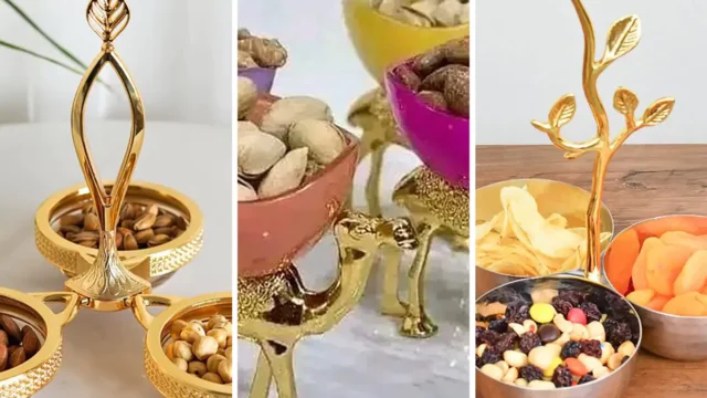 آجیل خوری مینیمال با ترکیب چوب و فلز برای فضایی گرم و طبیعی در خانه شما