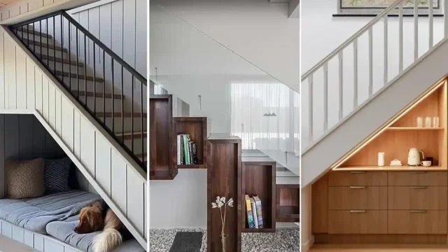 ایده دکور زیرپله برای خونه‌هایی با راه‌پله‌های خاص یه فرصت طلاییه برای ساختن فضای دکوراتیو و رویاییه