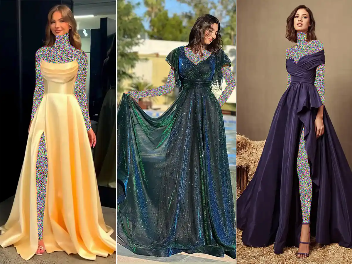 پیراهن مجلسی ساده و شیک زنانه