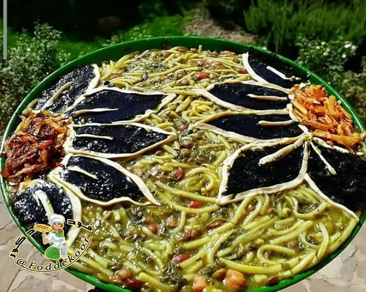 تزیین آش مجلسی