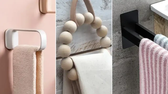 مدل جاحوله ای حلقه‌ای و میله ای برای کنار روشویی | مخصوص فضاهای کوچیک و جمع‌وجور
