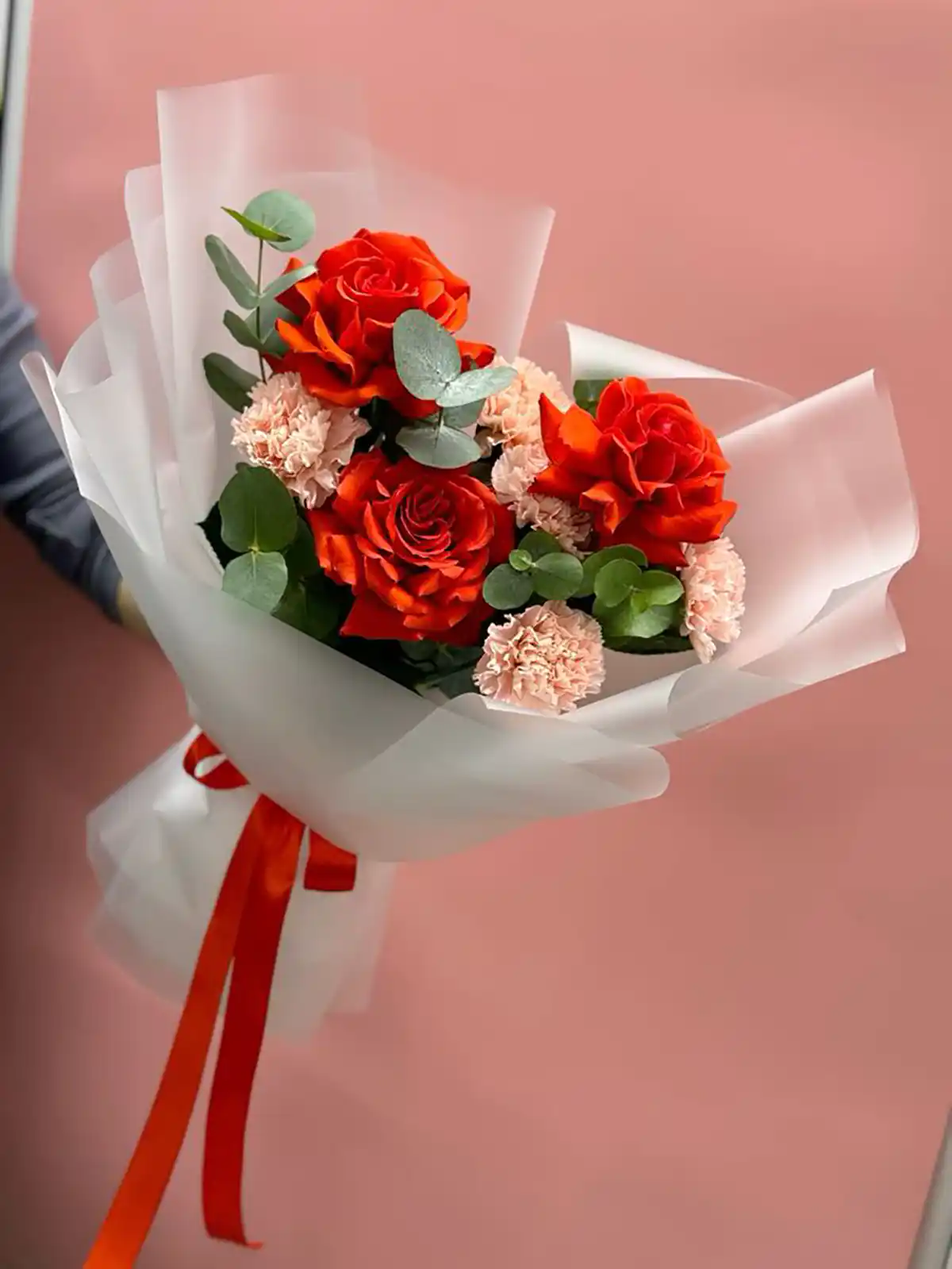 دسته گل ساده و شیک دسته گل لاکچری دسته گل ارزان دسته گل کوچک برای هدیه دسته گل ژیپسوفیلا دسته گل هدیه