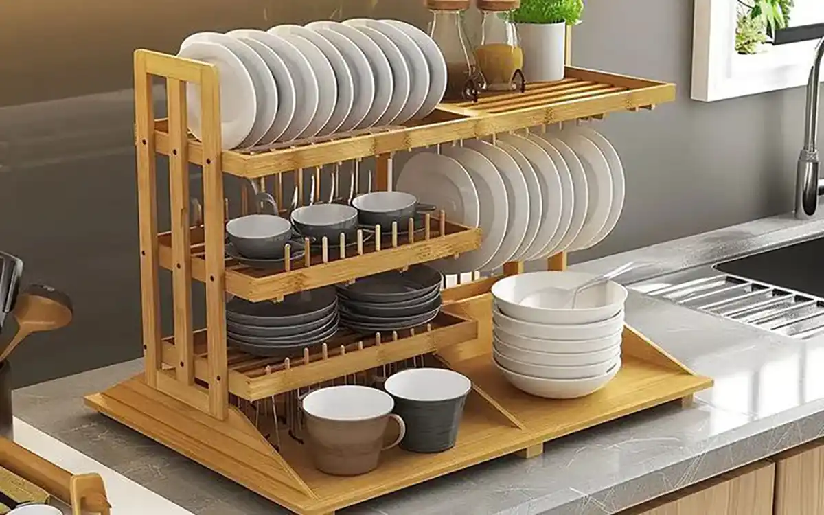 استند چوبی آشپزخانه