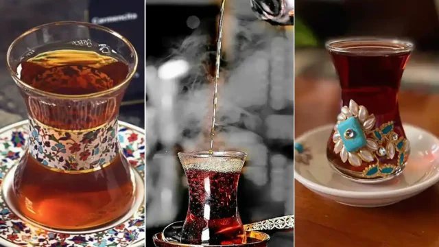 استکان کمر باریک | ۱۵ مدل خوشگل و سنتی مخصوص دم‌نوش و چای خوش‌رنگ برای میز مهمونی
