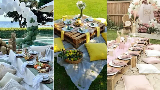 ایده دکور مهمونی در طبیعت | تزئینات طبیعی و خلاقانه برای یه شب به‌یادموندنی و پر از عشق
