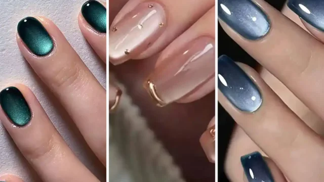 دیزاین ناخن چشم گربه ای | ۱۵ مدل خاص برای استایل درخشان شبونه!!