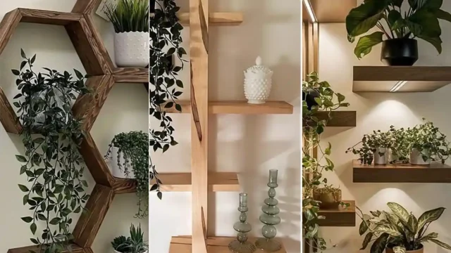 استند دیواری گل برای گیاه‌های آویزون و برگ‌سبز | ۱۵ ترکیب هیجان‌انگیز برای حال‌خوب خونه