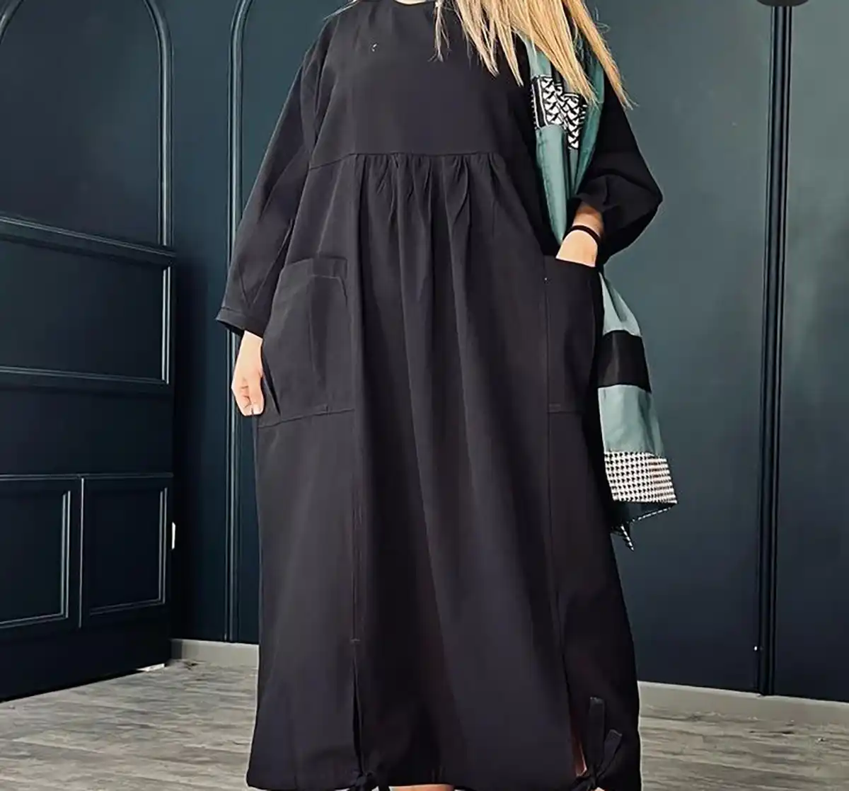 پیراهن ساحلی مشکی 