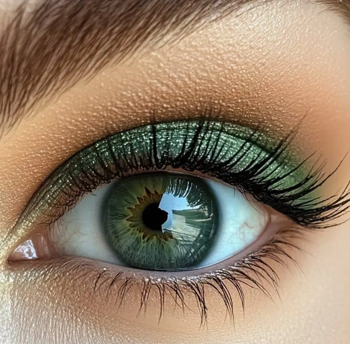 پالت سایه چشم سبز
سایه چشم سبز و طلایی
سایه چشم سبز یشمی
میکاپ با سایه سبز
سایه چشم سبز دخترانه
سایه سبز شاین
