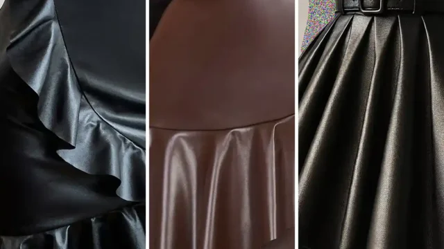 دامن کوتاه چرمی | ۱۵ مدل شیک برای مهمونی‌های خاص که استایل جسورانه و مدرن می‌سازن!!