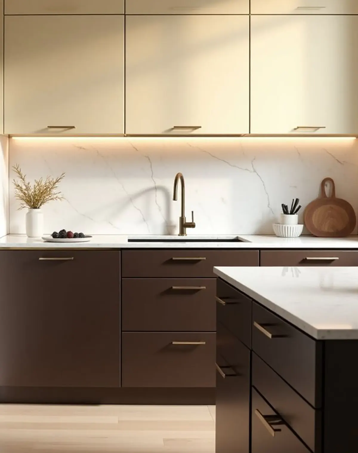 کابینت دو رنگ جدید