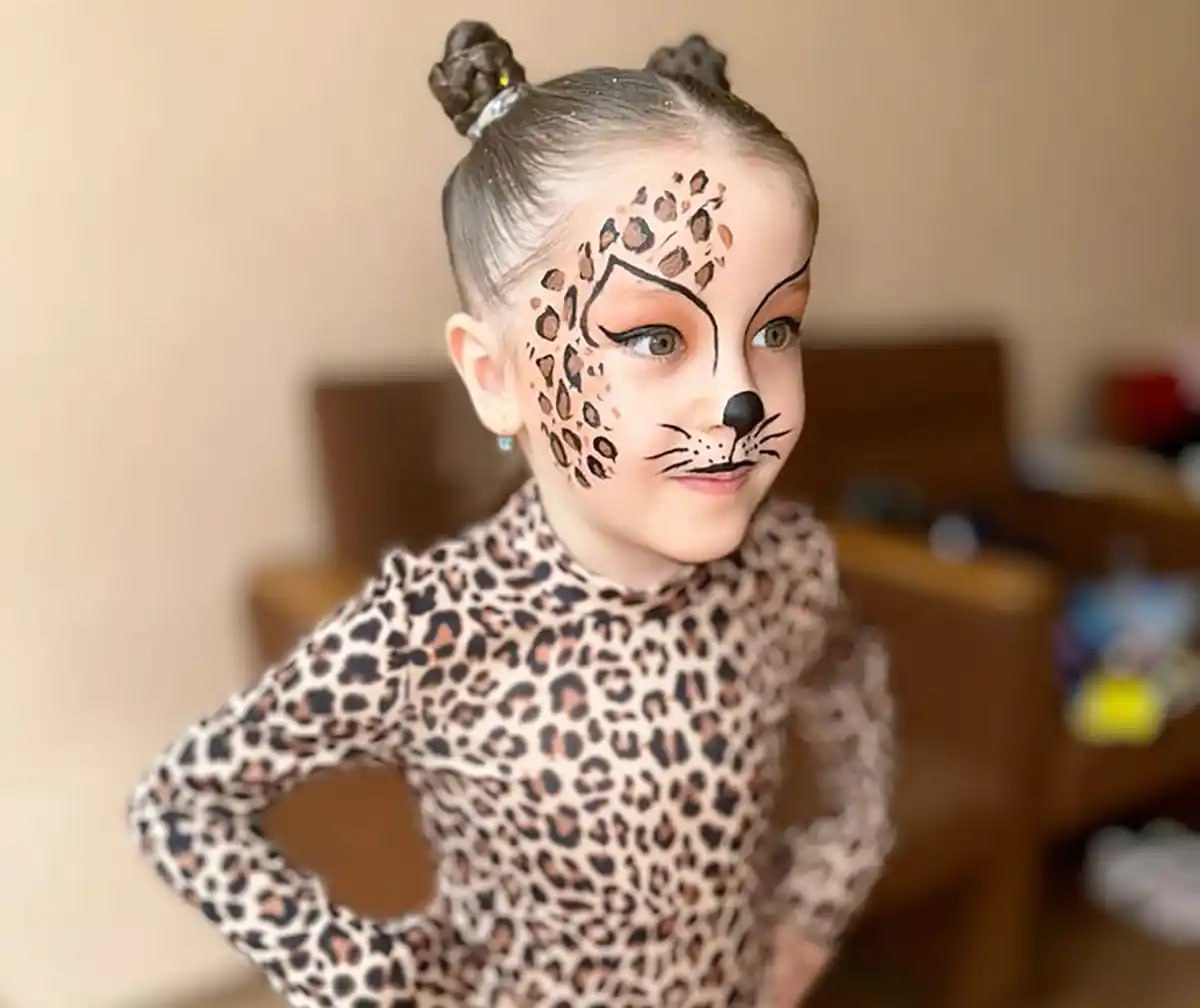 نقاشی روی صورت آسان