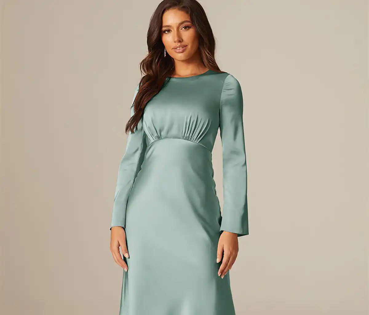 پیراهن ساتن زنانه
