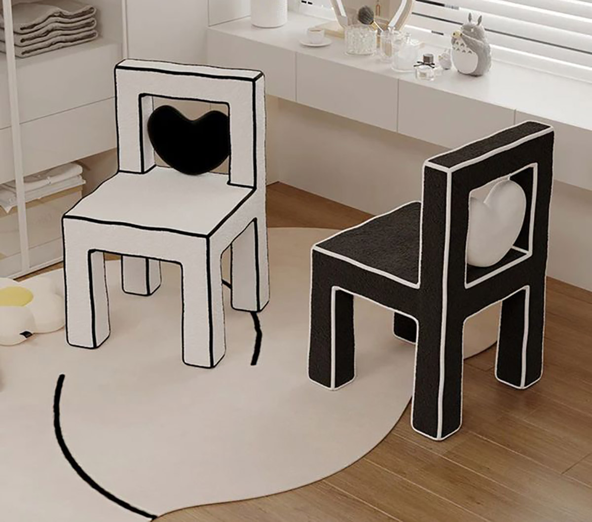 صندلی بار چوبی