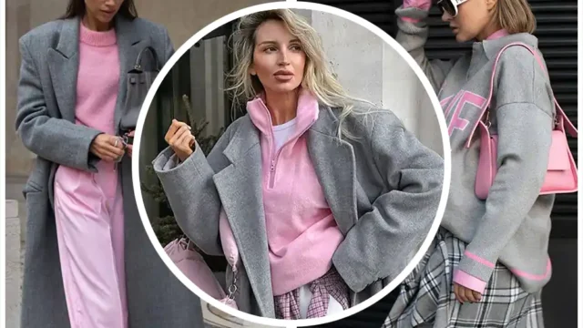 استایل طوسی صورتی پاییزی دخترونه | لوک Cozy و Urban Warm برای روزهای سرد 🤎💫