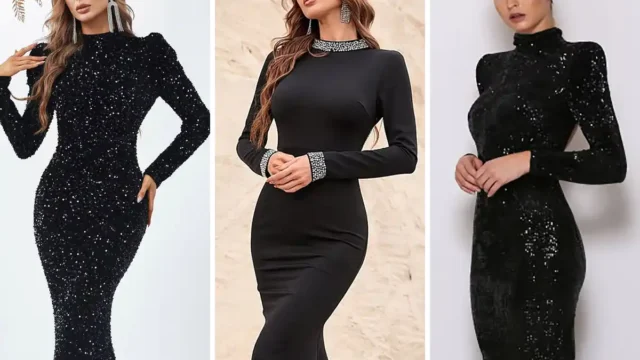 لباس مجلسی مشکی جذاب | ایده‌هایی جدید برای استایل شب!!