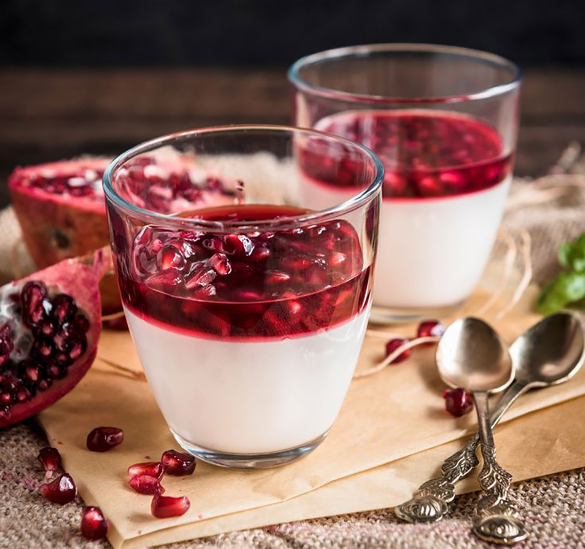 تزیین ژله لیوانی