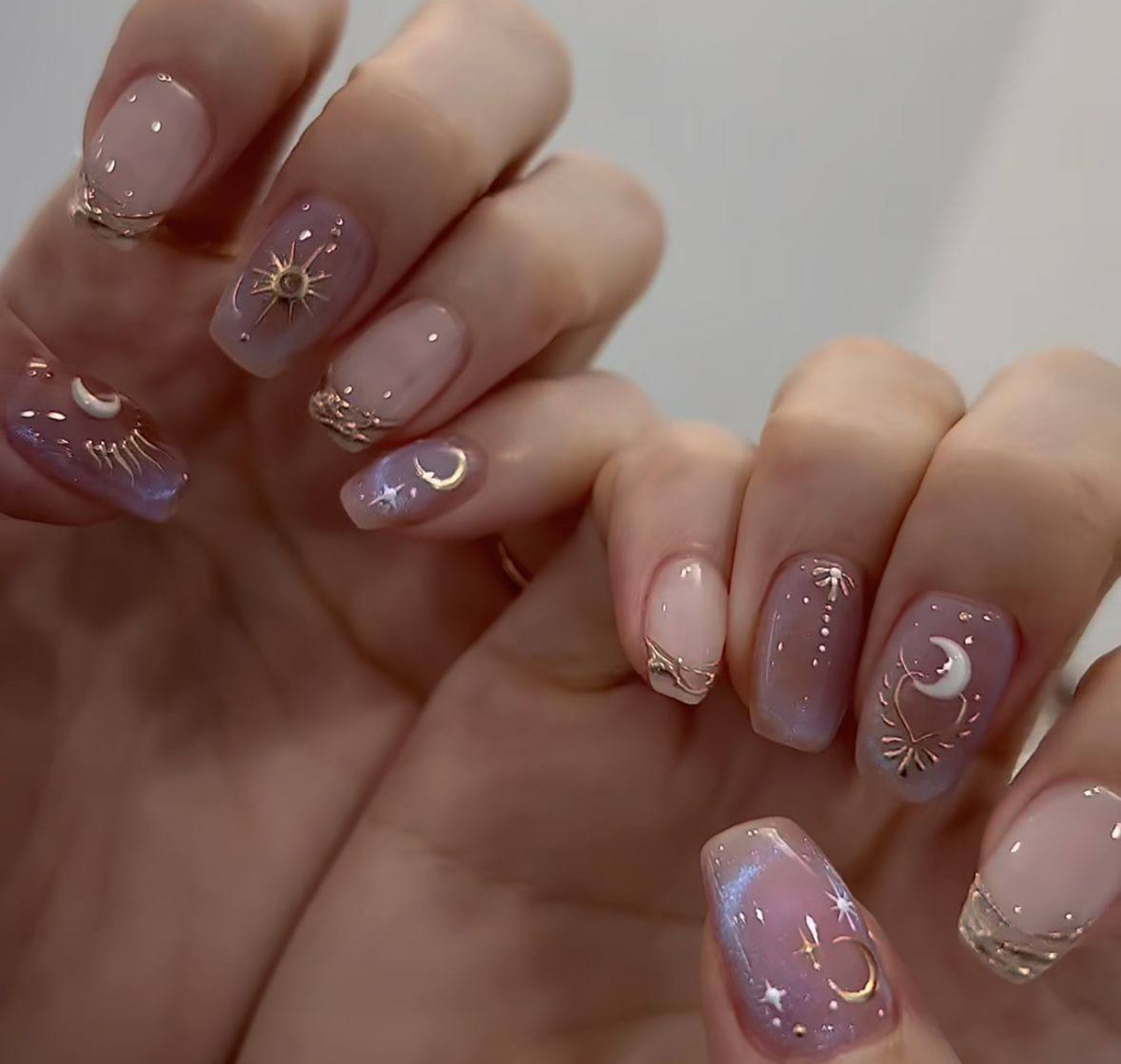 عکس ناخن کیوت
