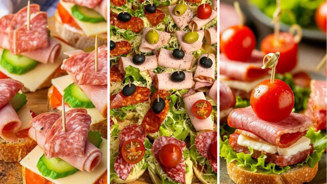 تزیین غذای فست فودی | ایده‌هایی خاص برای میز غذاخوری مهمانی و مجالس!