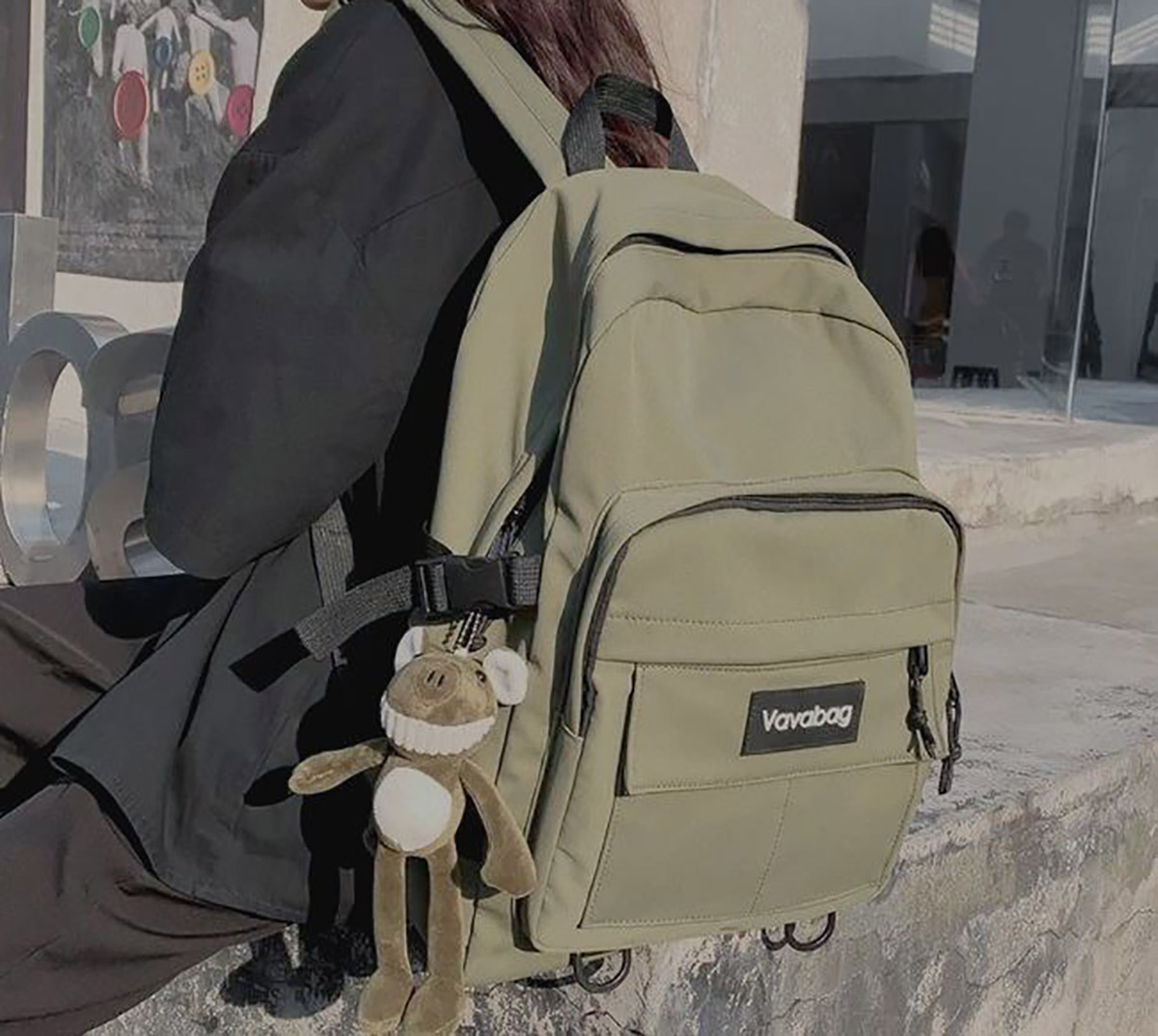 کوله پشتی دخترانه دانشجویی فانتزی
