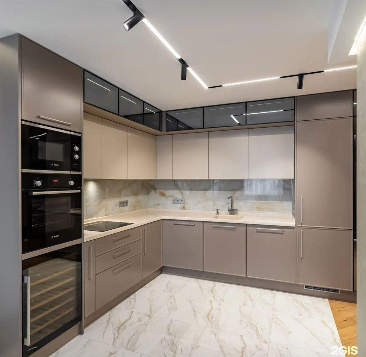 مدل کابینت آشپزخانه دو طرفه