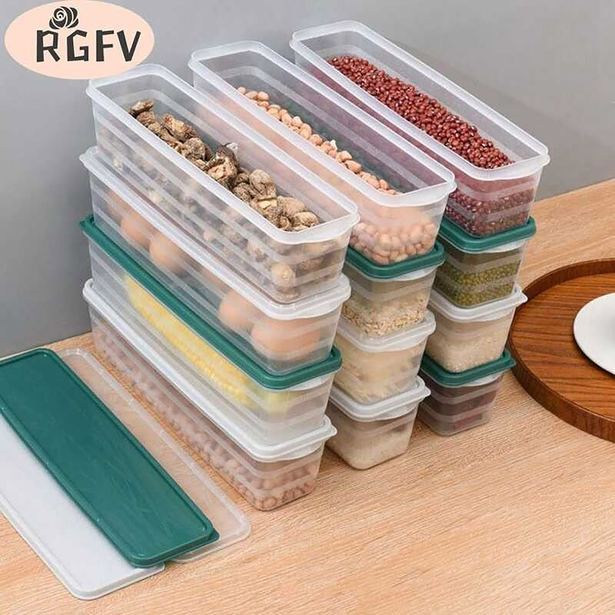 ظرف پلاستیکی درب دار فانتزی
