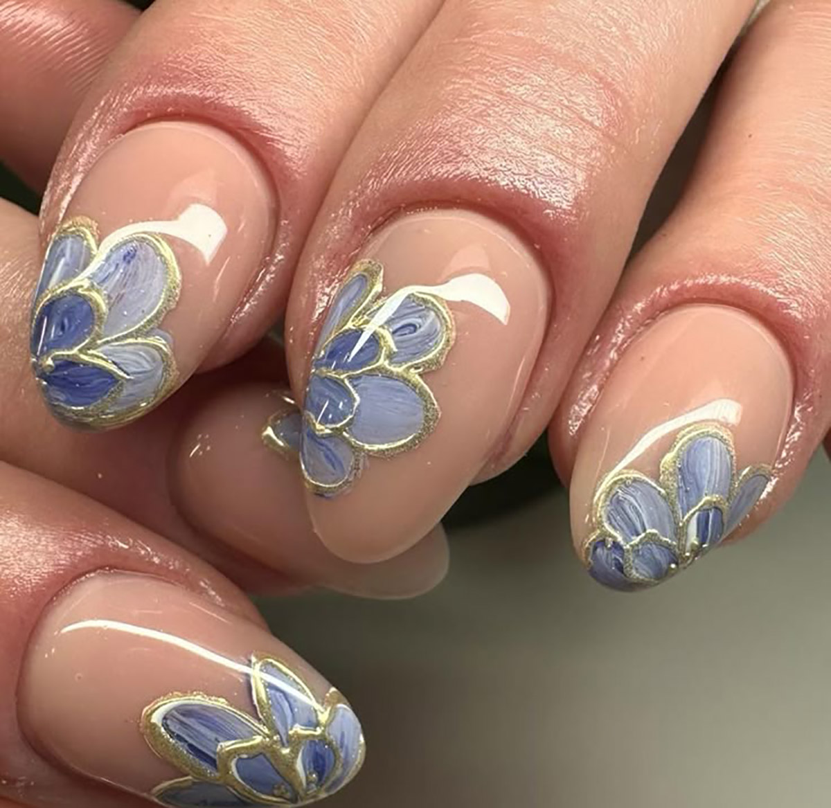 طرح ناخن شیک و باکلاس بلند