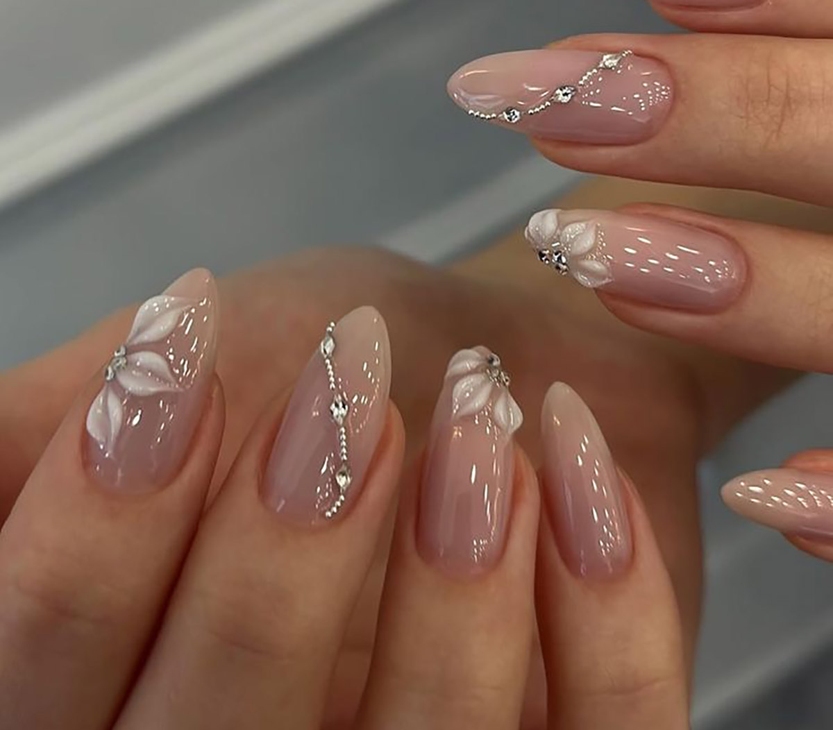 طرح ناخن شیک و باکلاس کوتاه