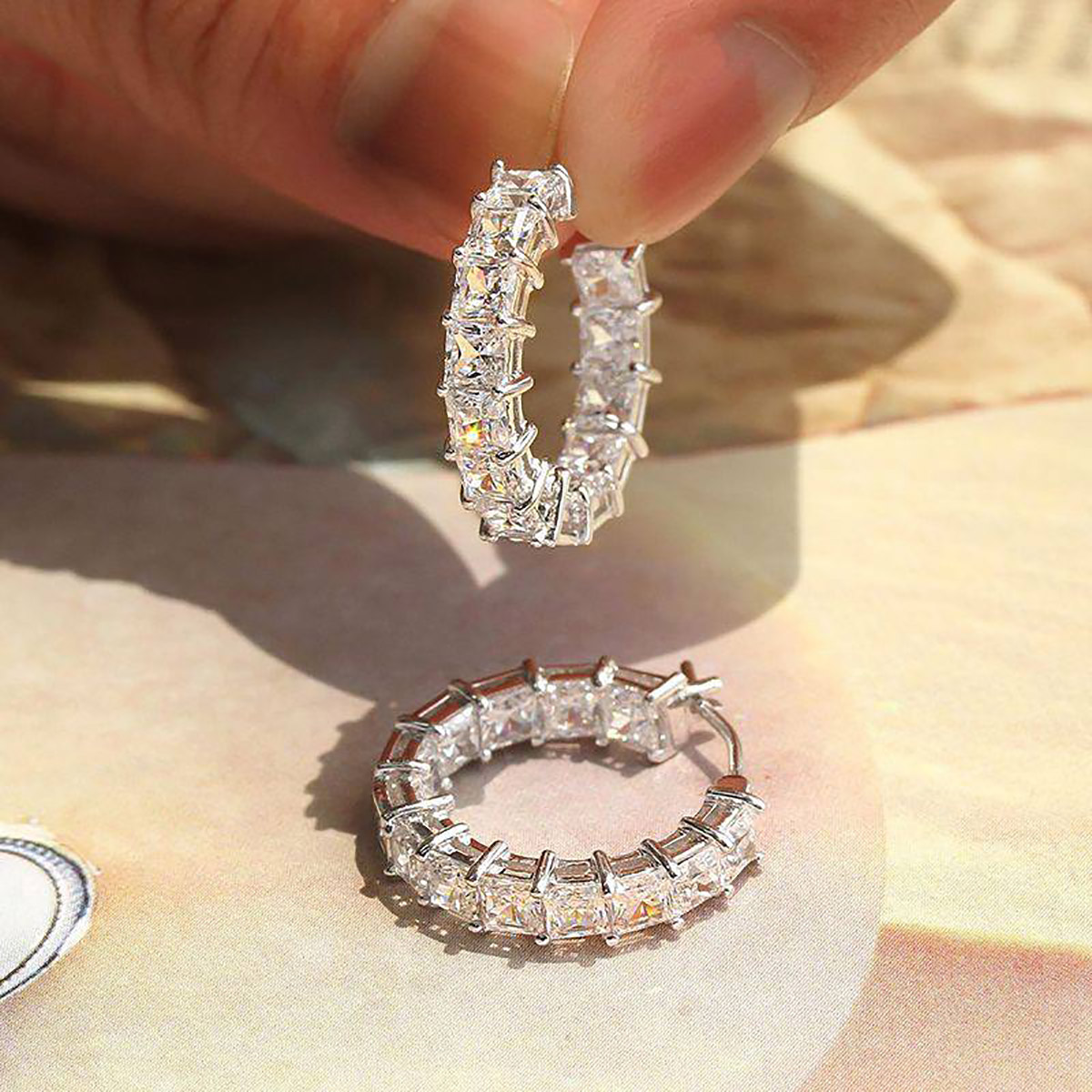 گوشواره حلقه ای جدید طلا
