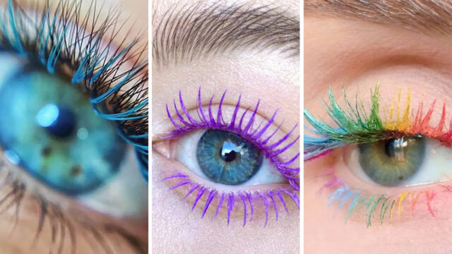 اکستنشن مژه رنگی | مژه رنگی ملایم یا فانتزی؟ کدوم بهت میاد