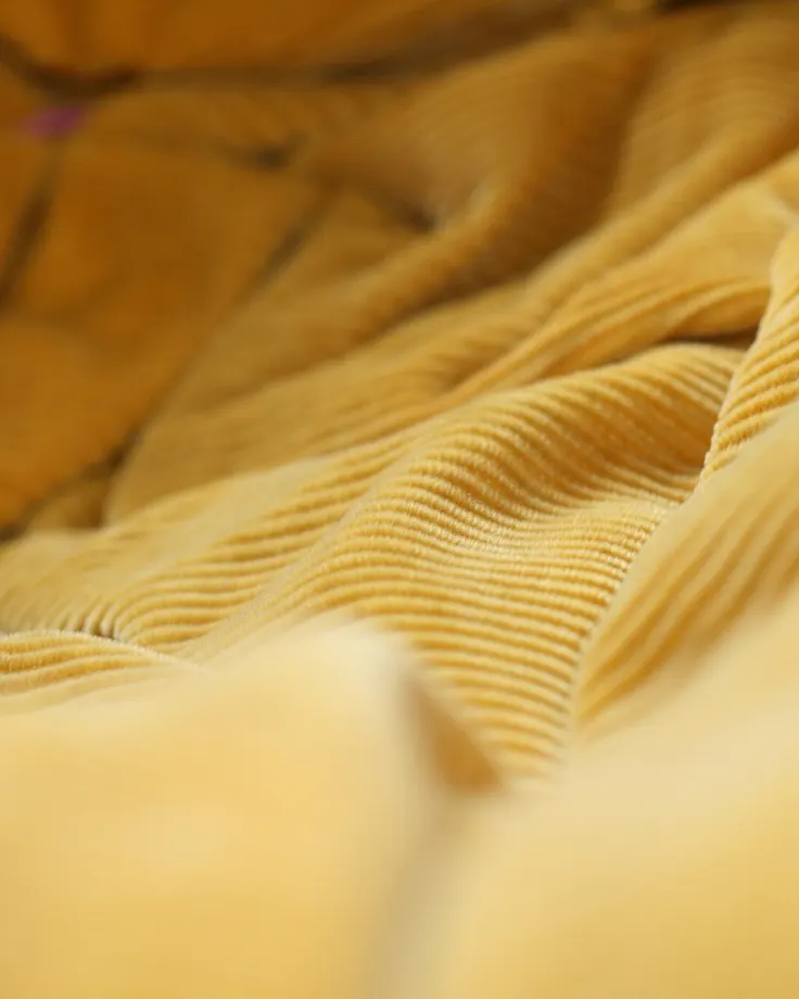 پارچه چهارخانه خردلی مخصوص پیراهن زمستانی